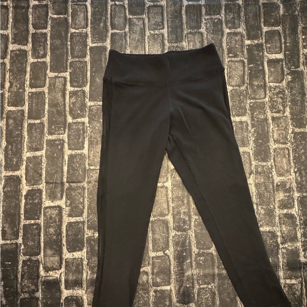 Express Black Mesh Leggings